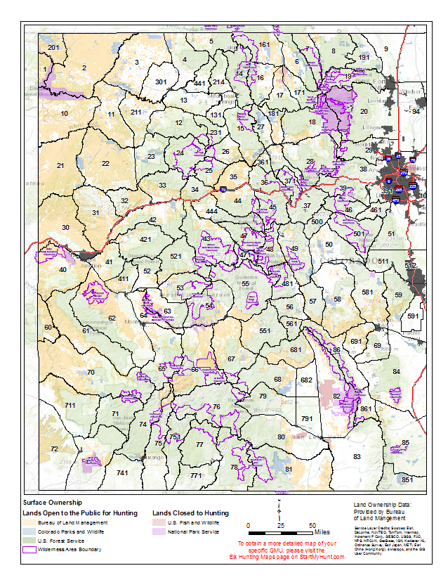 Statewide Elk Hunting Maps Start My Hunt