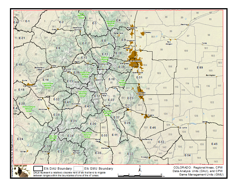Colorado Elk Zone Map Aurlie Philippa