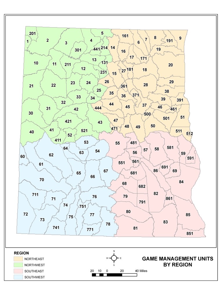 Colorado Big Game Management Units Map Start My Hunt